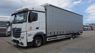 MERCEDES-BENZ ACTROS 1836 L NR EURO 6 valník s plachtou + hydraulické zvedací čelo skládací 2t