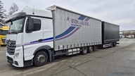 MERCEDES-BENZ ACTROS 2545 L/NR 6x2 EURO 6 - velkoobjemová souprava - prodejné jen s přívěsem WECON P0452W - cena je za celou soupravu