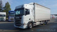 SCANIA R450 NGS N333 6x2 EURO 6 - valník s plachtou